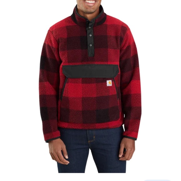 Carhartt Men’s Relaxed Fit Fleece Pullover Size L - Picture 1 of 3